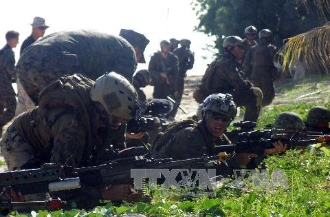 Philippines, US carry out military drill