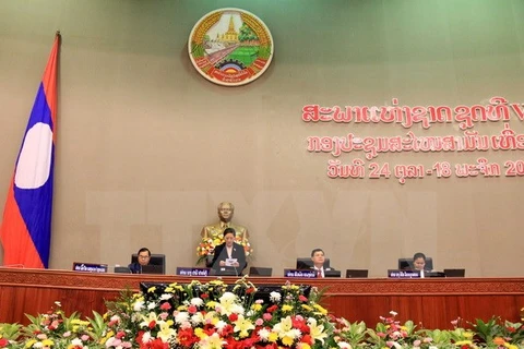 Eighth Lao National Assembly opens second session