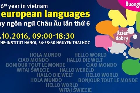 Sixth European Day of Languages to kick off in Hanoi