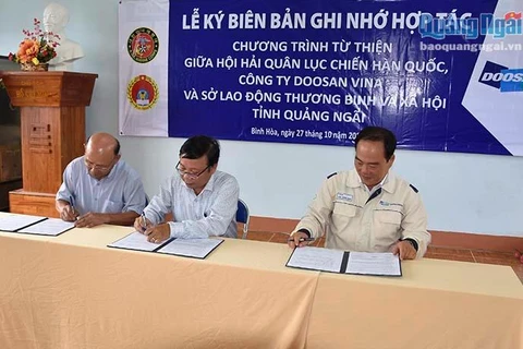 RoK supports schools improvement in Quang Ngai