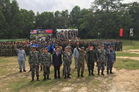 China, Malaysia undertake joint military exercises 