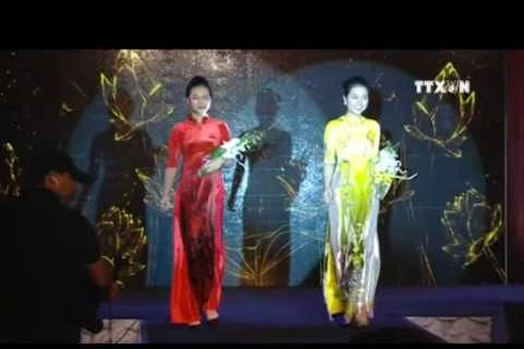 Space dedicated to promoting traditional Ao dai