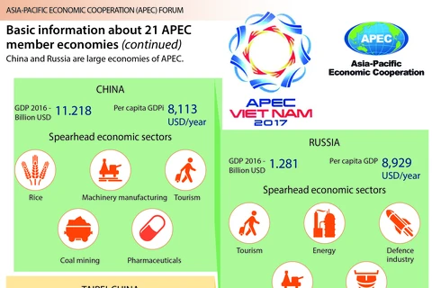 APEC 2017: Basic information about 21 APEC economies (continued)