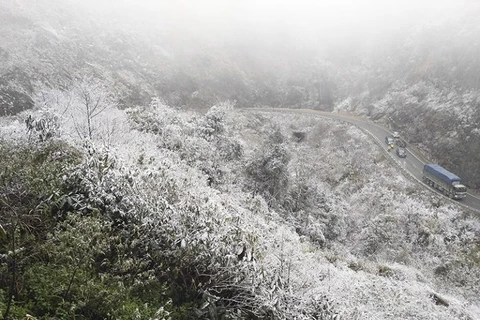 Snow covers northern mountainous areas
