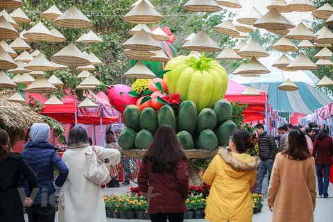 Fair features traditional Lunar New Year (Tet) in Ecopark