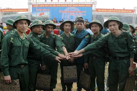 Vietnamese youths to join army this month