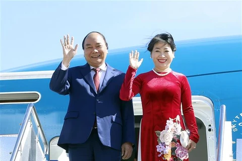 Prime Minister Nguyen Xuan Phuc arrives in Australia