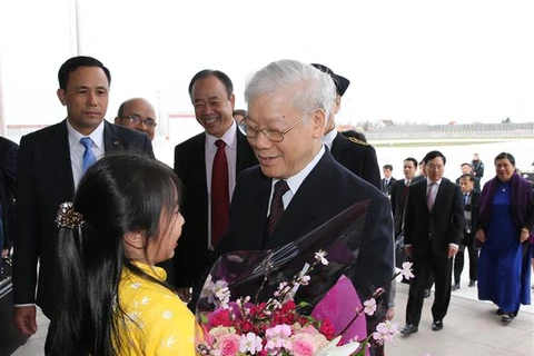 Party leader starts France visit