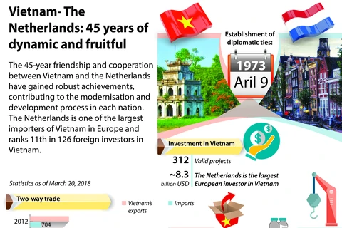 Vietnam-Netherlands: 45 years of dynamic and fruitful relations