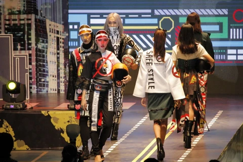 Traffic safety designs come to catwalk