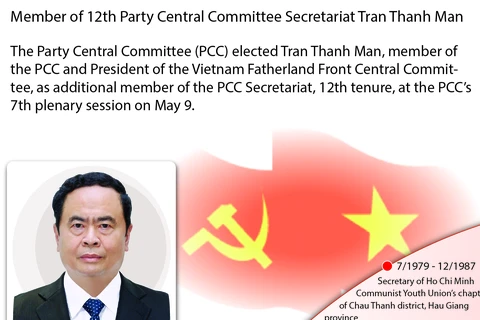 Member of 12th Party Central Committee Secretariat Tran Thanh Man