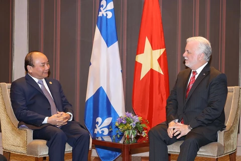 PM Nguyen Xuan Phuc meets Premier of Quebec