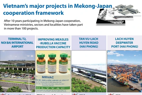 Vietnam’s major projects in Mekong-Japan cooperation framework