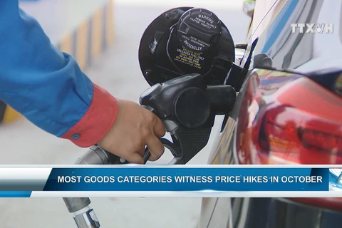 Most goods categories witness price hikes in October