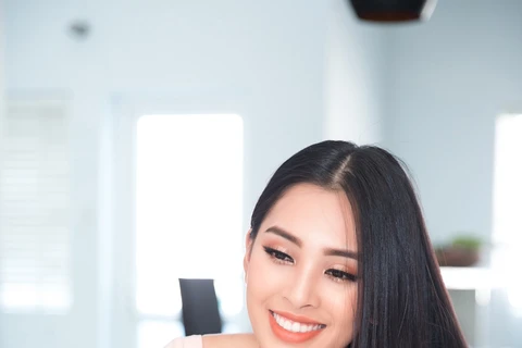 Tran Tieu Vy prepares for Miss World 2018