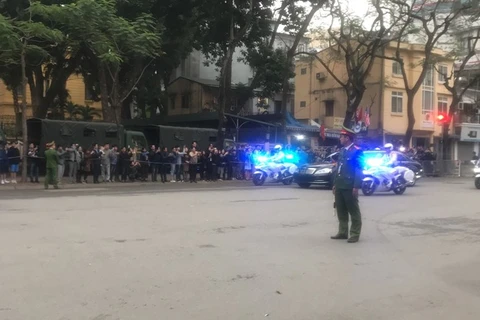 Chairman Kim Jong-un visits DPRK embassy in Hanoi 