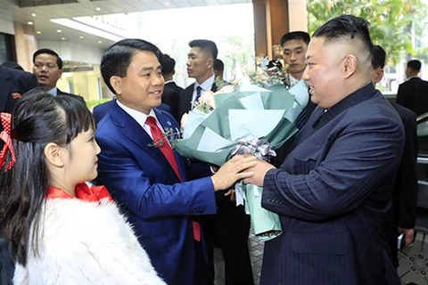 Hanoi mayor welcomes DPRK chairman