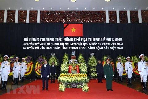 Memorial service for former President Le Duc Anh