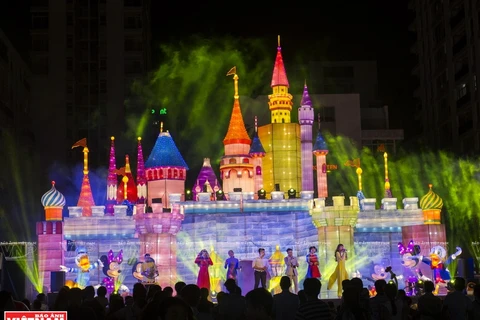 Light festival in Ho Chi Minh City