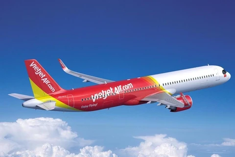 An aircraft of low-cost carrier Vietjet Air (Photo: VietnamPlus).