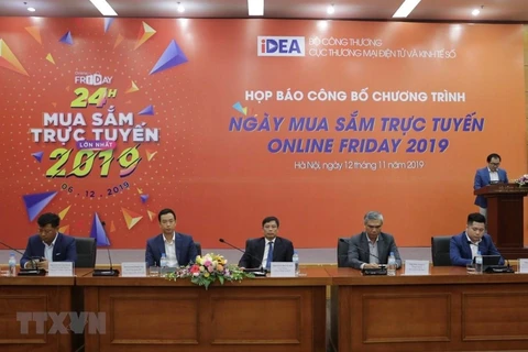Online Friday 2019 is announced to be held in December at a Hanoi press conference. (Photo: VNA)