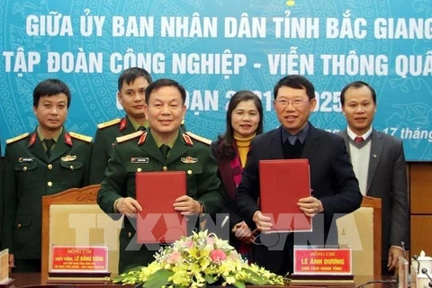 Bac Giang province, Viettel cooperate in e-government, smart urban building