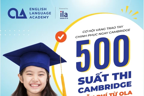 OLA English language academy offers 500 seats at Cambridge ESOL exams