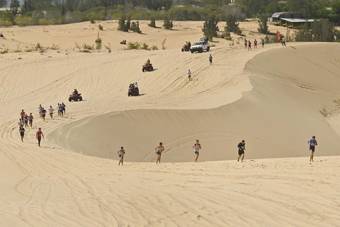 Attractive sand dunes in Binh Thuan