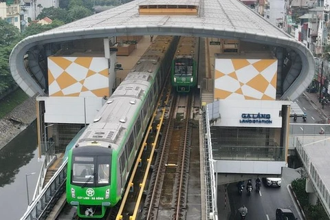 Cat Linh-Ha Dong metro line transports nearly 6 million passengers