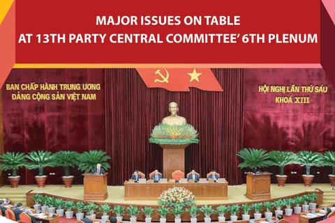 Major issues on table at Party Central Committee's sixth plenum