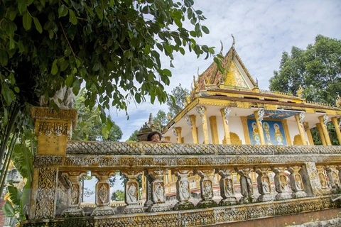 Tay Ninh: Ka Ot pagoda boasts Khmer Theravada Buddhist architecture