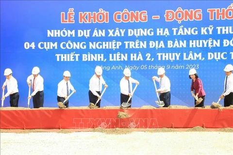 Work begins on four industrial clusters in Hanoi 