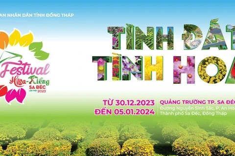 First Sa Dec Flower - Ornamental Festival 2023 to open in Dong Thap