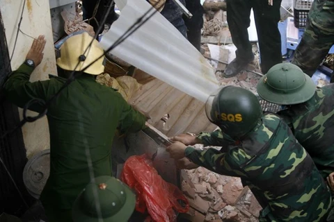 Localities to check outdated buildings following Hanoi villa collapse