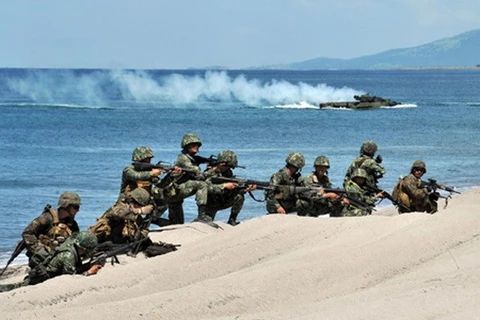 Philippines, US joint amphibious landing exercises start