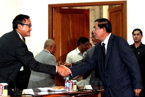 Leaders of Cambodia’s two major parties retain culture of dialogue