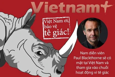 Hollywood filmmaker to join activities for rhino in Vietnam