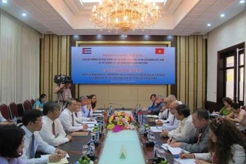 Vietnam, Cuba ministries enhance transport cooperation 