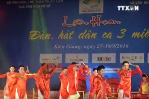Folk music festival in Kien Giang