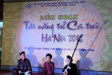 Ca tru festival for Hanoi young singers opens 