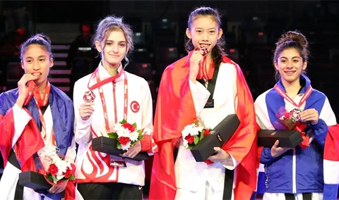 Taekwondo gold medal for Vietnam at world junior champs