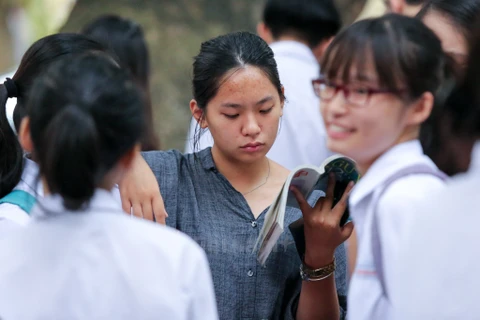 Vietnamese students take National High School Exam