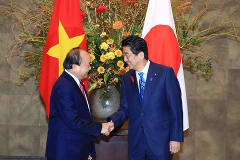 Prime Minister Nguyen Xuan Phuc welcomed in Tokyo