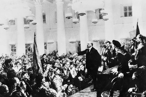 Looking back to Russian October Revolution