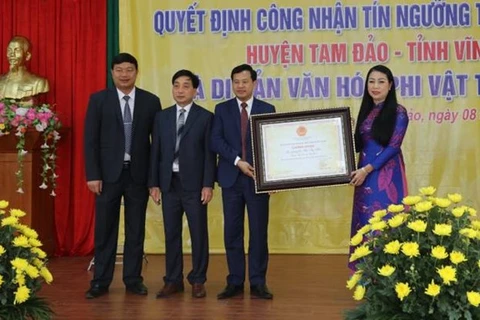 Worship of Mother Goddess in Vinh Phuc recognised as intangible national cultural heritage