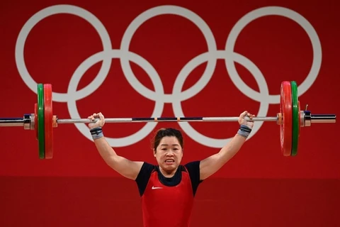 Weightlifter Hoang Thi Duyen (Photo: Getty Images)