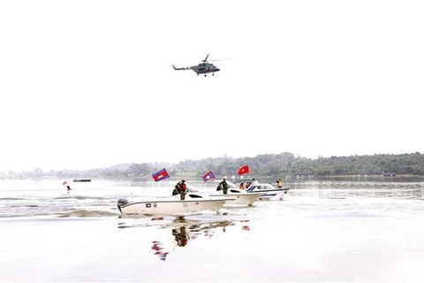 First rescue drill among Vietnam, Laos, Cambodia