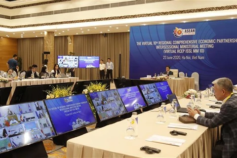 RCEP intersessional ministerial meeting held online 