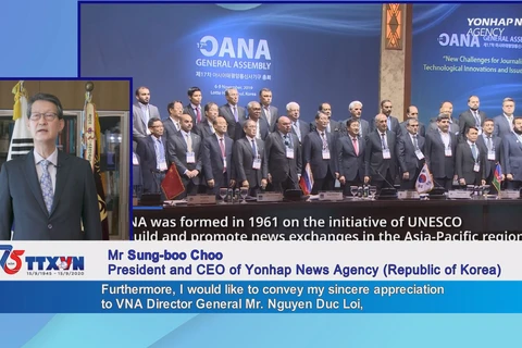 Yonhap President congratulates Vietnam News Agency on 75th founding day