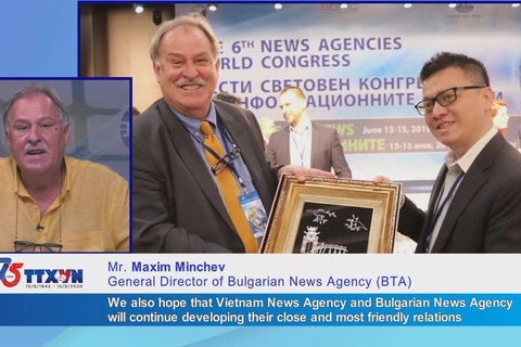 Congratulations from Bulgarian news agency on VNA's 75 years